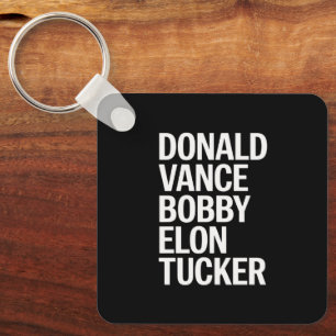 Chaveiro Donald Vance Bobby Elon & Tucker