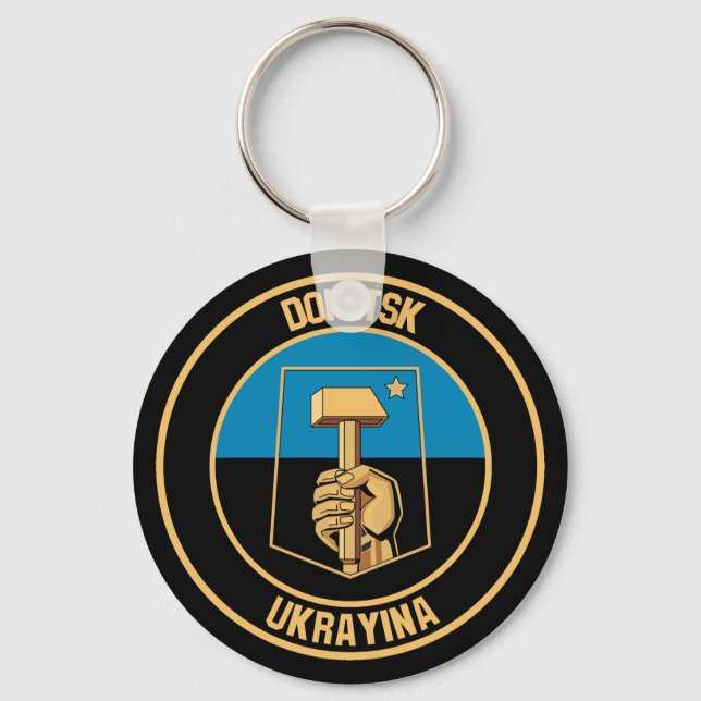 Chaveiro Donetsk Round Emblem (Frente)