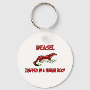 Chaveiro Doninhas prendida em um corpo humano