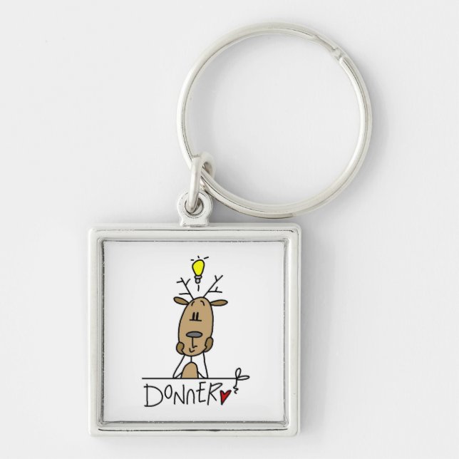 Chaveiro Donner Reindeer - T-shirts e presentes de Natal (Frente)