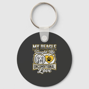 Chaveiro Dono de cachorro Beagle Amor Incondicional