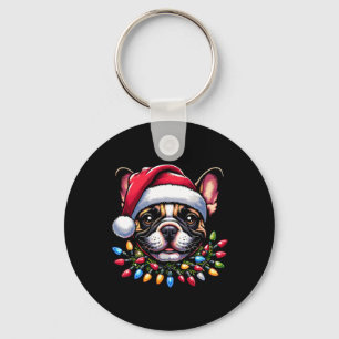 Chaveiro Dono de Cachorro Natal Homens Mulheres Bulldog Fra