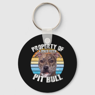 Chaveiro Dono de Pitbull Pit Bull Pittie Brindle Amante