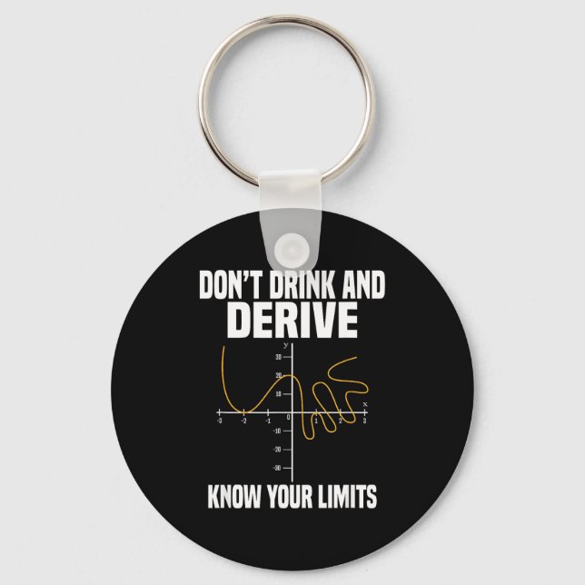 Chaveiro Dont Drink And Derive And Know Your Limit  (Frente)