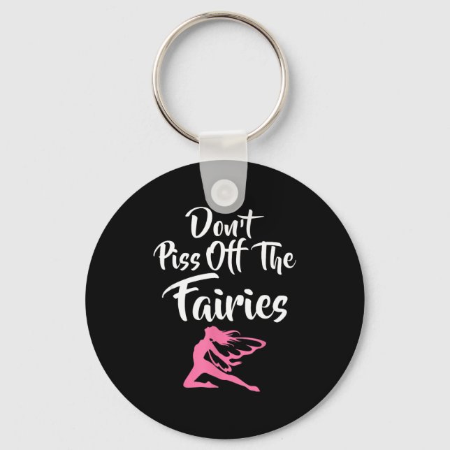 Chaveiro Don't Off The Fairies Fairytale Fantasy Fairy  (Frente)