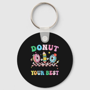 Chaveiro Donut groovy estresse faça seu teste dia professor
