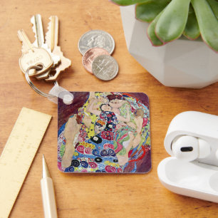 Chaveiro Donzela (Virgem), Gustav Klimt, Arte Nova Antiga
