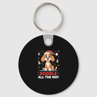 Chaveiro Doodle Até o Fim do Caminho Funny Goldendoodle Cha
