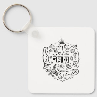 Chaveiro Doodle do Nepal