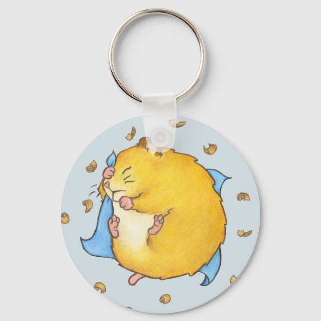 Chaveiro Dormindo Hamster Ted (Frente)