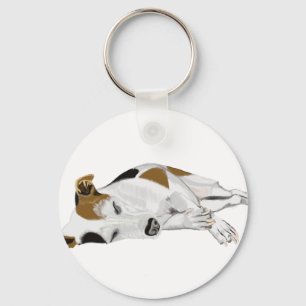 Chaveiro Dormindo Jack Russell