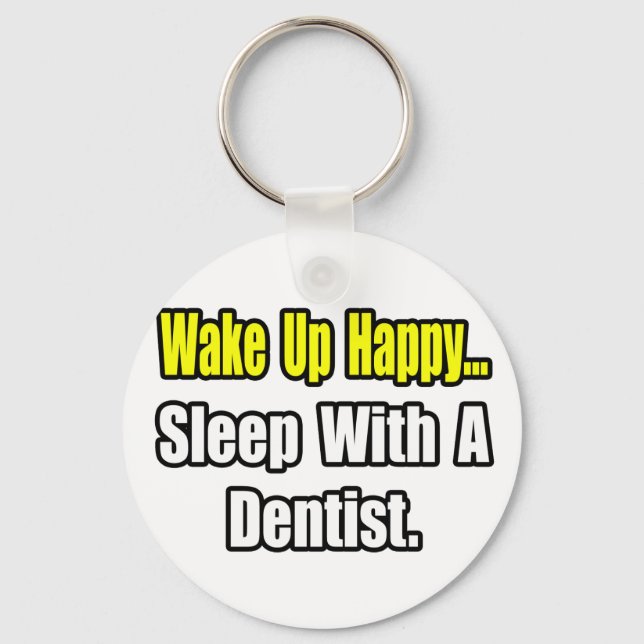 Chaveiro Dormir com um Dentista (Frente)