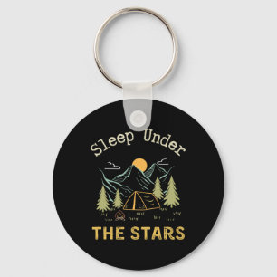 Chaveiro Dormir sob as estrelas; Acampamento 