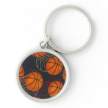 Chaveiro dos basquetebol e das aros