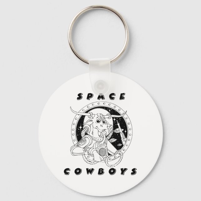Chaveiro dos Cowboys do Espaço (Frente)