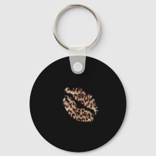 Chaveiro dos lábios do leopardo