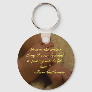 chaveiro dos pés do bebê