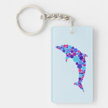 Dot Dolphin Colorfull Abstrato Sea Animal