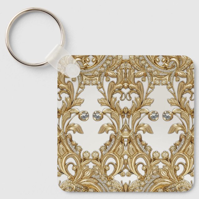 Chaveiro Dourado decorativo (Frente)