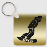 Dourado Freeride Snowboarder Snowboard Stencil