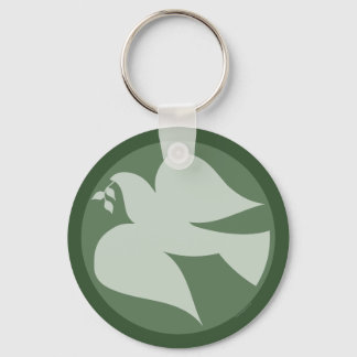 Chaveiro Dove of Peace Sign