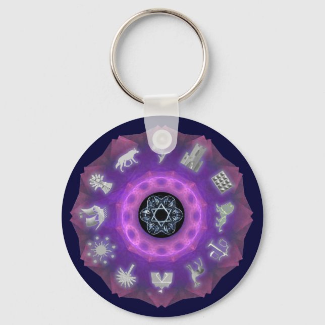 Chaveiro Doze tribos (Frente)