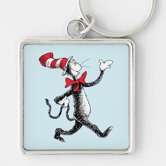 Chaveiro Dr. Seuss | Gato no Chapéu Passarela (Frente)