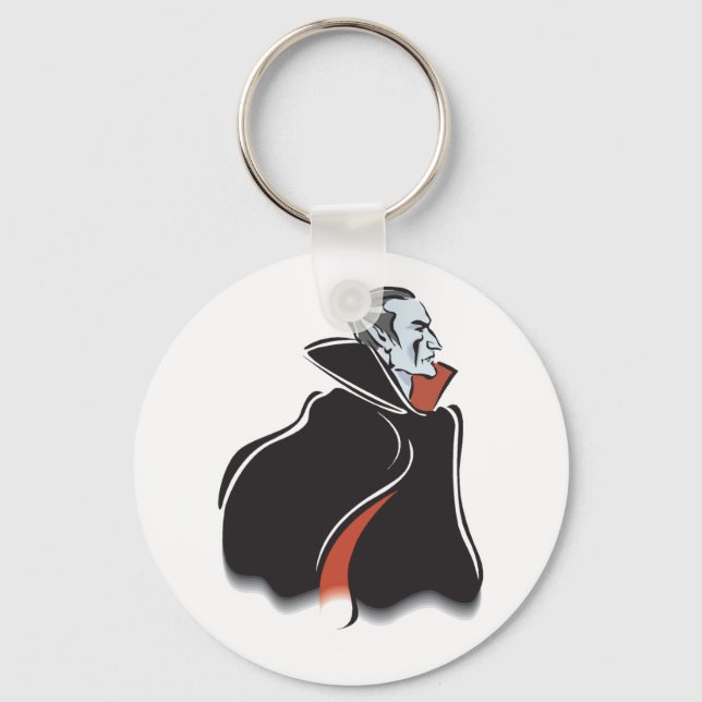 Chaveiro dracula vampiro assustador (Frente)