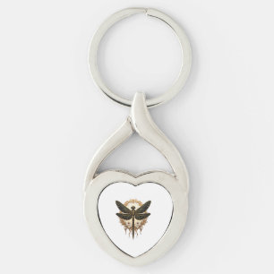 Chaveiro Dragão Art Nouveau Elegante Steampunk