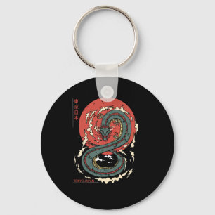 Chaveiro Dragão Asiático Japonês Tatuagem Neon Re