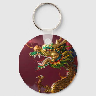 Chaveiro dragão chinês