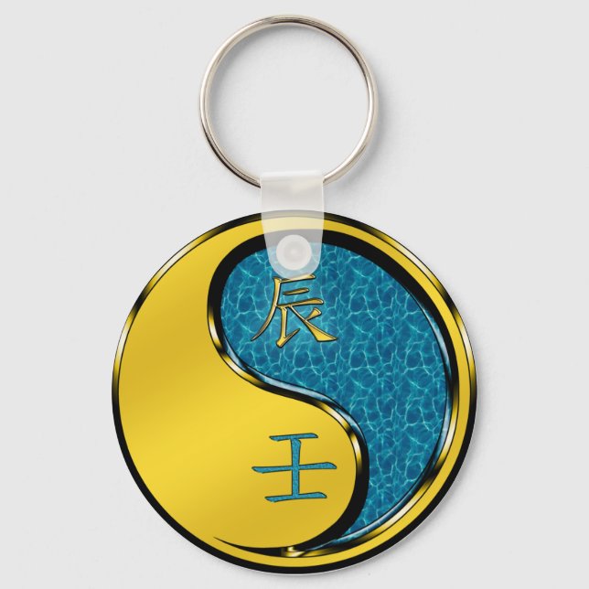 Chaveiro Dragão de Água (Frente)