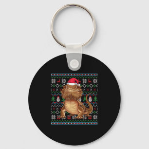 Chaveiro Dragão De Barba Feia Amadurece Xmas Papais noeis D