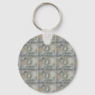 Chaveiro Dragão de Breve-Fogo