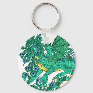 Chaveiro Dragão do pavão