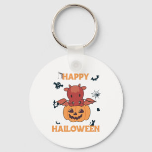 Chaveiro Dragão Em Pumpkin Sweet Dragon Feliz Dia das Bruxa