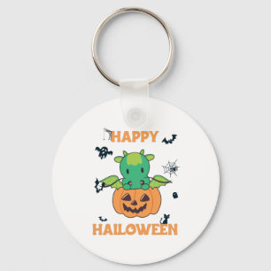 Chaveiro Dragão Em Pumpkin Sweet Dragon Feliz Dia das Bruxa