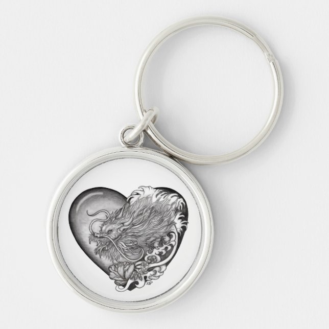Chaveiro Dragão Heart (Frente)