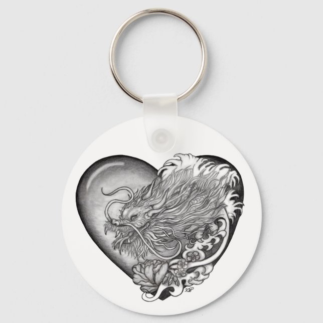 Chaveiro Dragão Heart (Frente)