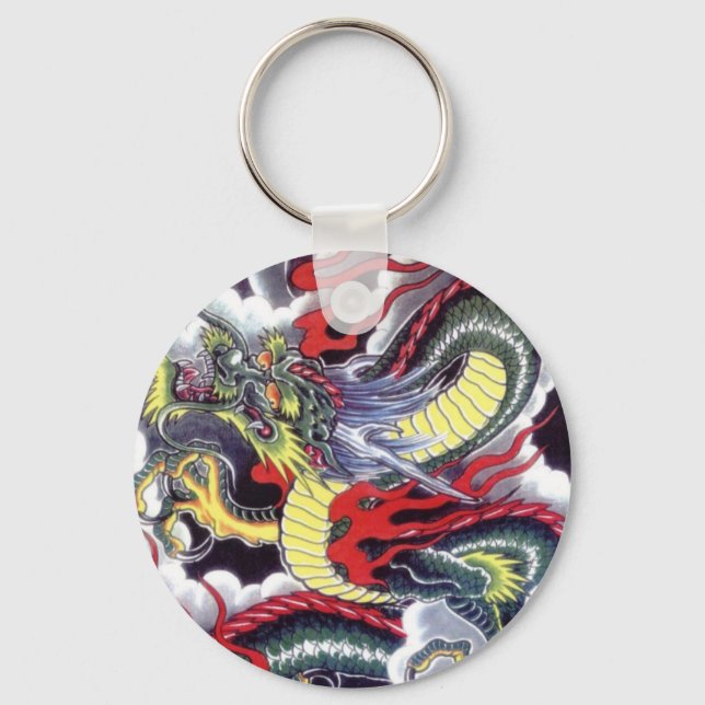 Chaveiro Dragão Japonês (Frente)