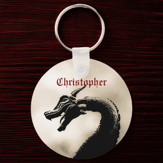 Chaveiro Dragão Mítico Personalizado