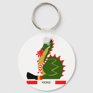 Chaveiro Dragão Verde da cidade de Mons, Bélgica