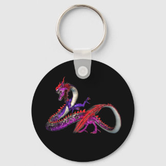 Chaveiro dragão vermelho