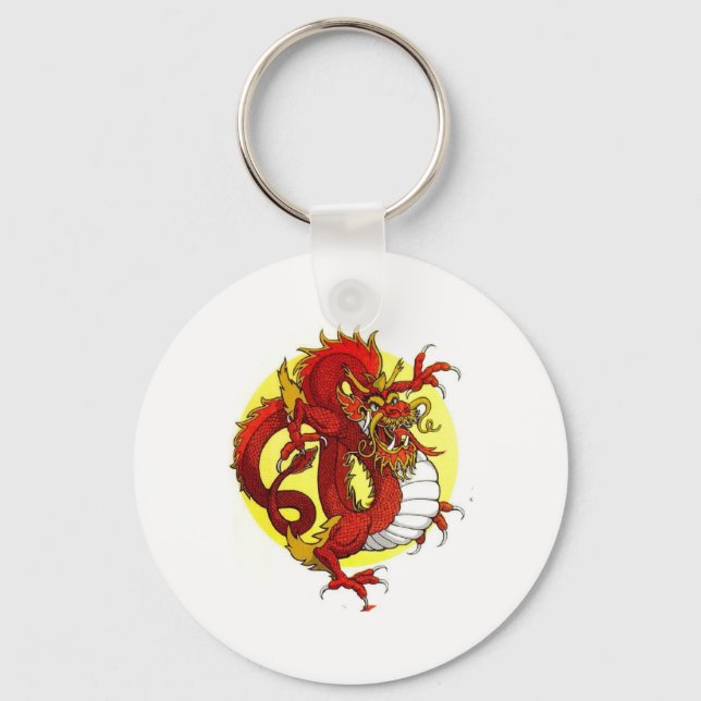 CHAVEIRO DRAGÃO VERMELHO (Frente)