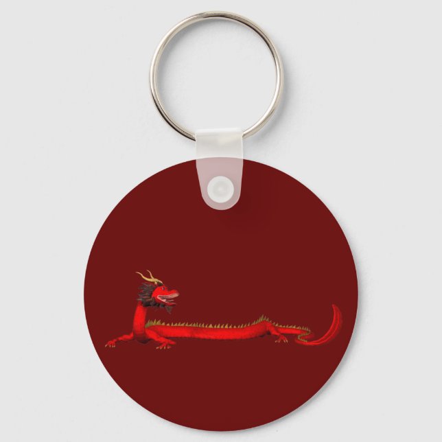 Chaveiro Dragão Vermelho (Frente)