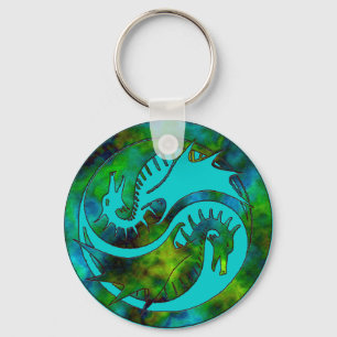 Chaveiro Dragão Yin Yang