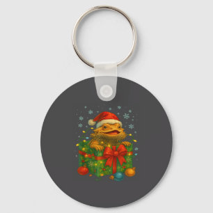 Chaveiro Dragões Barbudos Engraçados Luzes de Natal do Papa