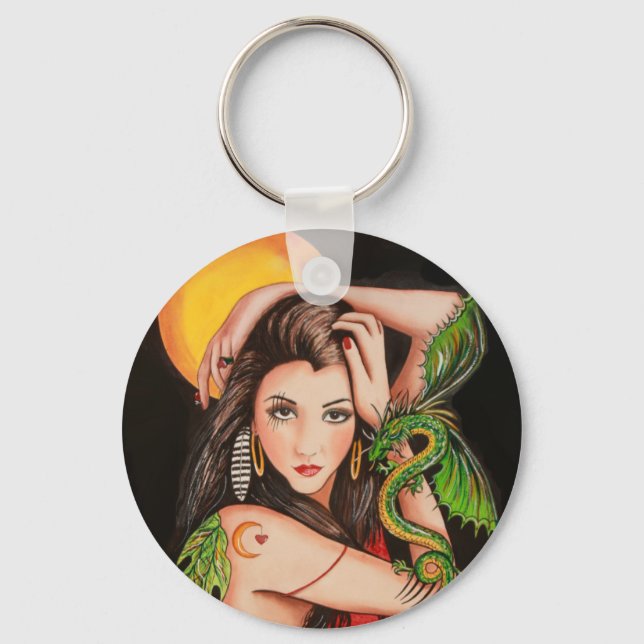 Chaveiro Dragões como Amigos (Frente)