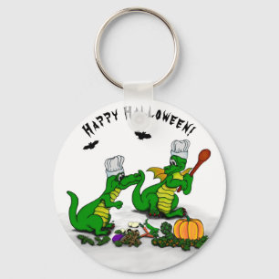 Chaveiro Dragões - Feliz Halloween! Hoje eu vou cozinhar