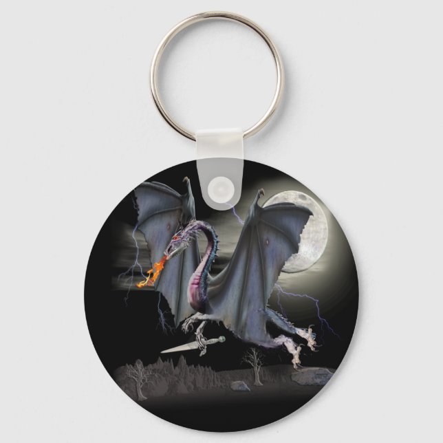 Chaveiro Dragon Fantasy Art (Frente)